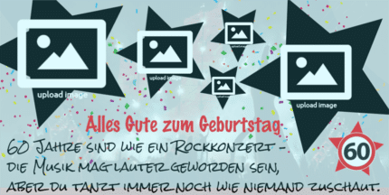60er Geburtstagsbanner – personalisiert, robust und langlebig