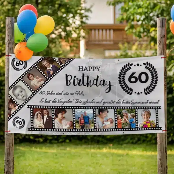 geburtstagsbanner-60-geburtstag-fotocollage-filmstreifen geburtstagsbanner-60-geburtstag-fotocollage-filmstreifen